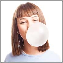 chewing gum - sakız