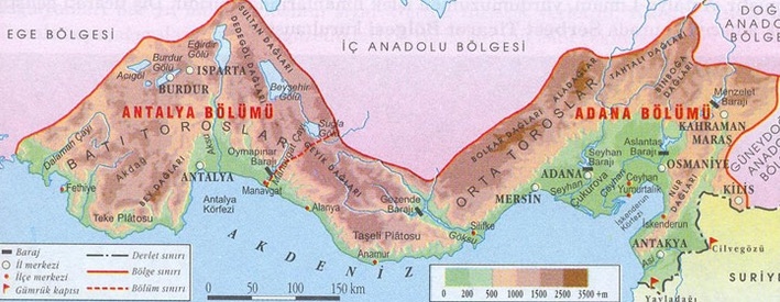 Coğrafi Bölgeler - Akdeniz Bölgesi