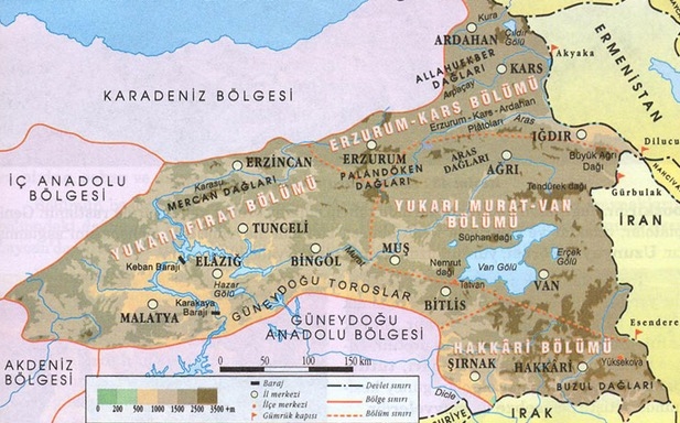 Coğrafi Bölgeler - Doğu Anadolu Bölgesi