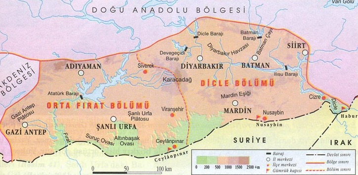 Coğrafi Bölgeler - Güneydoğu Anadolu Bölgesi