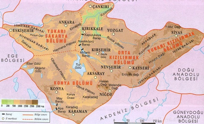 Coğrafi Bölgeler - İç Anadolu Bölgesi