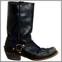 leather boots - deri çizmeler