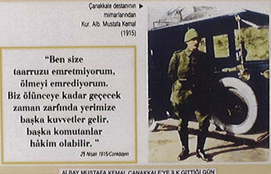 Albay Mustafa Kemal Canakkale de - 1915
